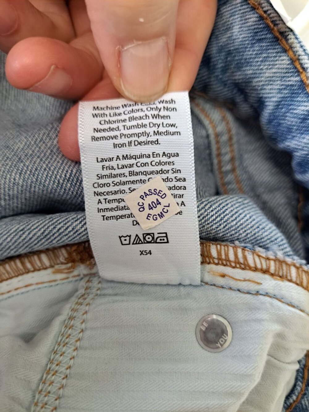 New Size 6 Wide Leg Free Assembly Womens High-Rise Light Wash Denim Jeans Tags - Picture 12 of 13